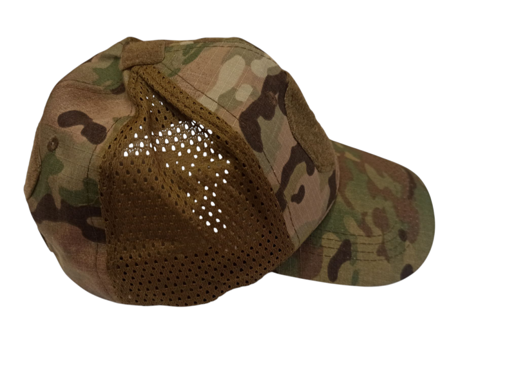 Бейсболка з черепом камуфляжна з сіткою для чоловіків і жінок 54-60 зелений Київ - фото 2