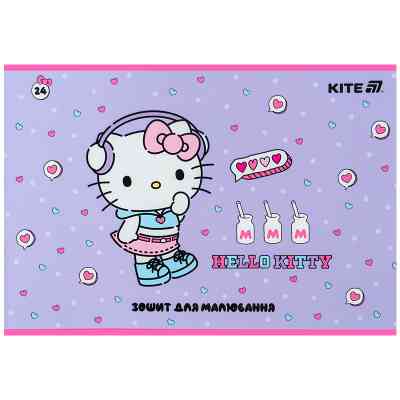 Альбом для малювання Kite Hello Kitty, 24 аркуша (HK25-242-1) Вінниця