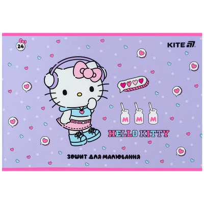 Альбом для малювання Kite Hello Kitty, 24 аркуша (HK25-242-1) Вінниця - фото 2