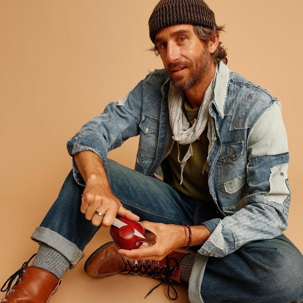 Универсальный Складной Нож с лазерной гравировкой Мирный Deejo 