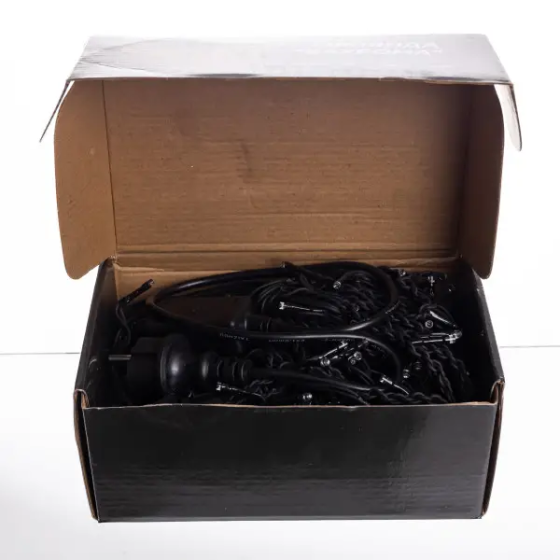 Вулична гірлянда Бахрома 20 м 335 LED гірлянда штора чорний провід Синій 20MBBL Коломия