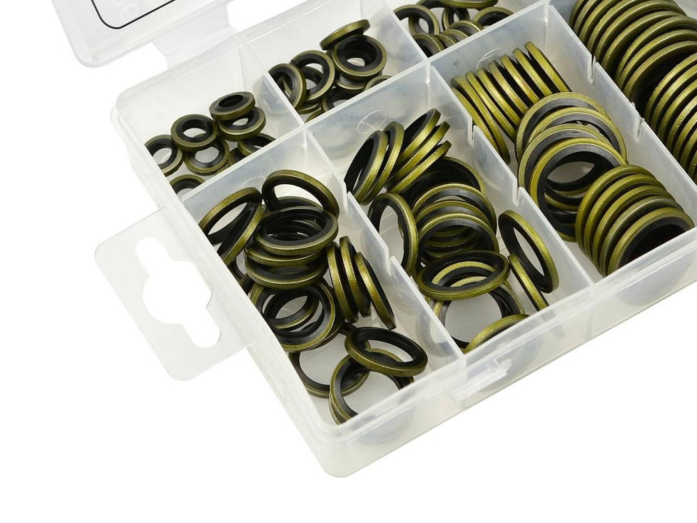 РемНабір металево-гумових шайб ущільнювальних 