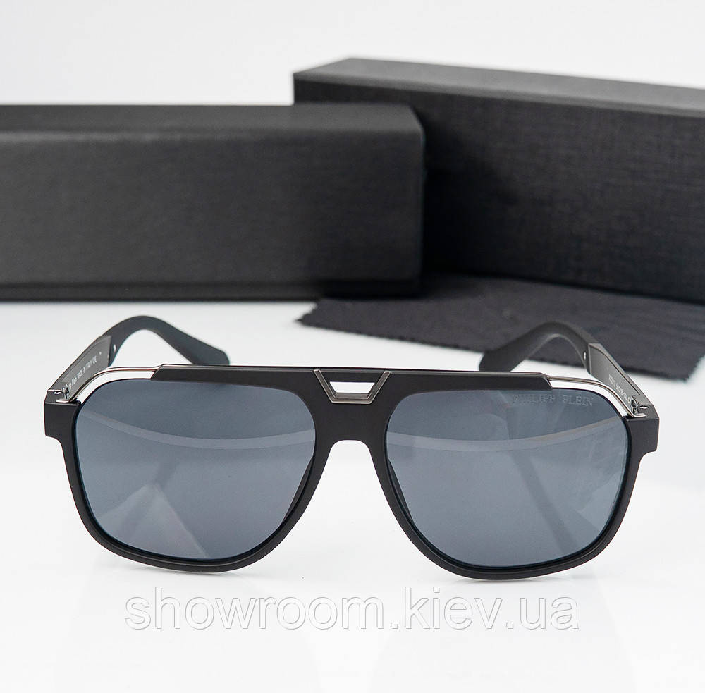 Чоловічі брендові сонцезахисні окуляри Рhilipp Рlein (3112) Київ - фото 3
