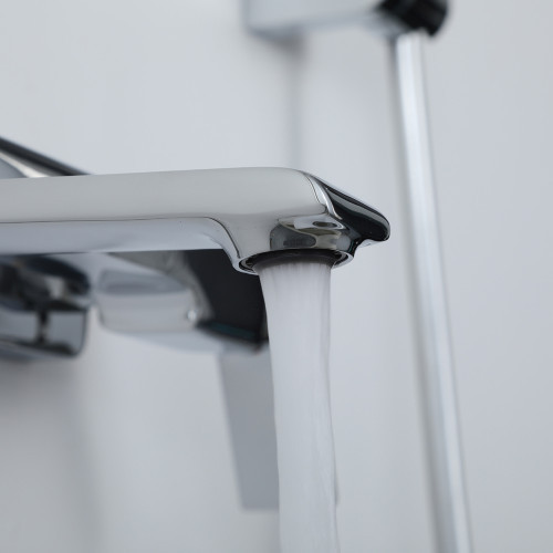 Змішувач для ванни з поворотним виливом FRAP F3284 хром Київ - фото 5