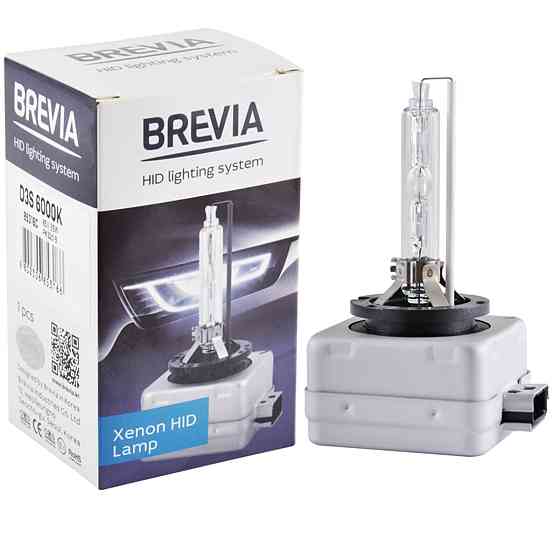 Ксенонова лампа Brevia D3S 6000K, 42V, 35W PK32d-3, 1шт Київ