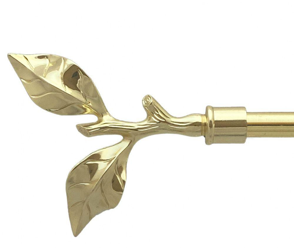 Закінчення для карнизу Orvit ЛИСТОК ТРОЯНДИ 16 мм ЗОЛОТО Львів - фото 1