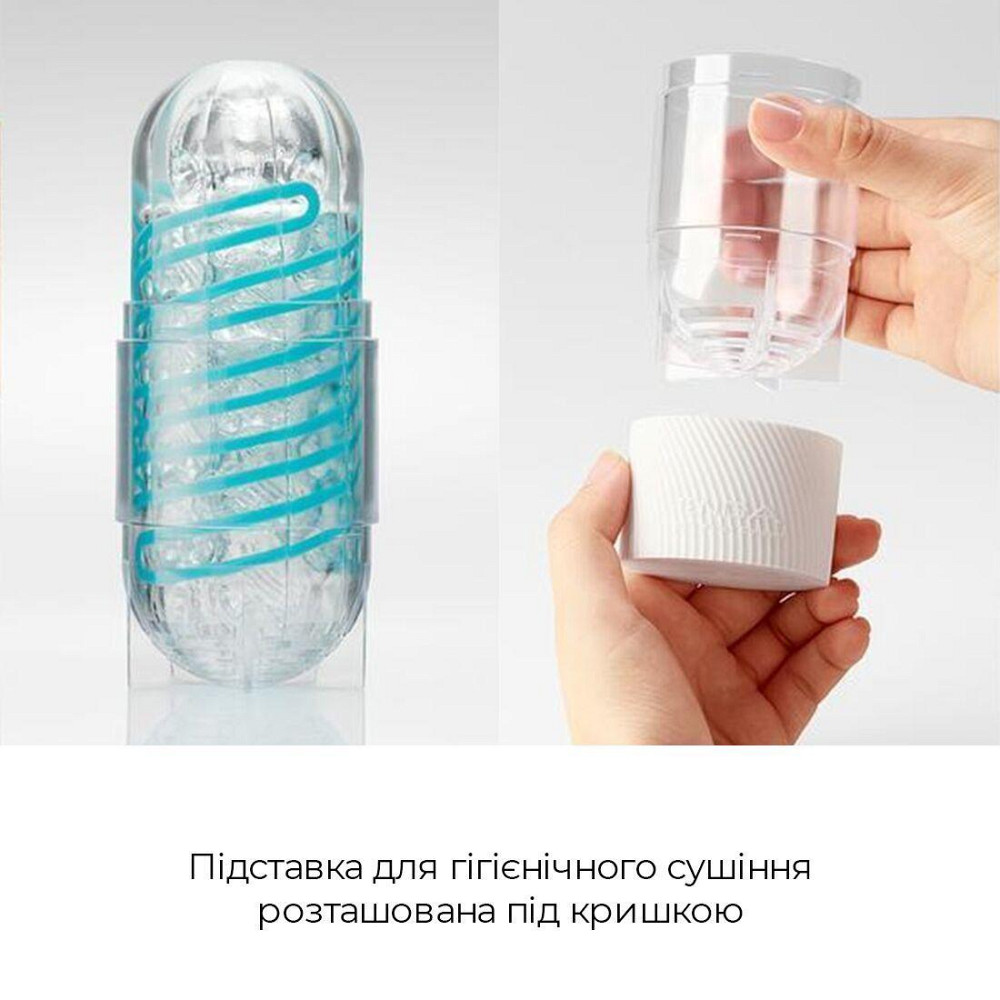Мастурбатор Tenga Spinner 06 Brick с упругой стимулирующей спиралью внутри Sex Aura Киев - изображение 6