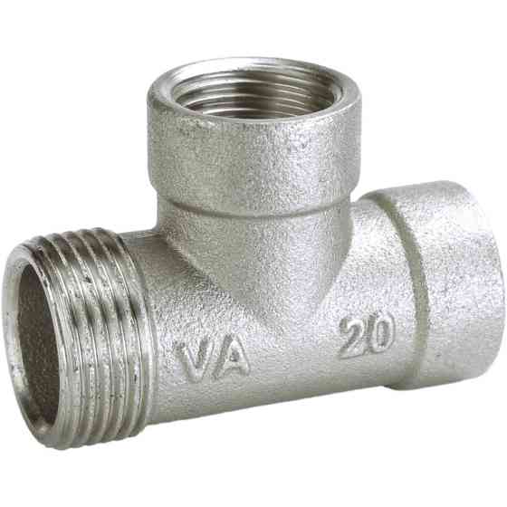 Трійник редукційний нікельований 3/4″ЗР х 1/2″ВР х 1/2″ВР штампований A0225А(нк) VA (000025784) Київ