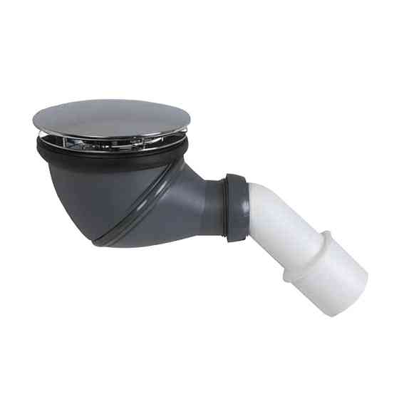 Сифон для душового піддона James Ø 90 мм з адаптером Ø 40/50 мм WIRQUIN (9544400) Київ