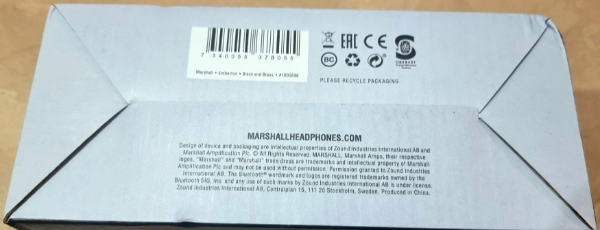 Нова Оригінальна портативна Колонка. Marshall Emberton Bluetooth, як JBL. Київ - фото 3