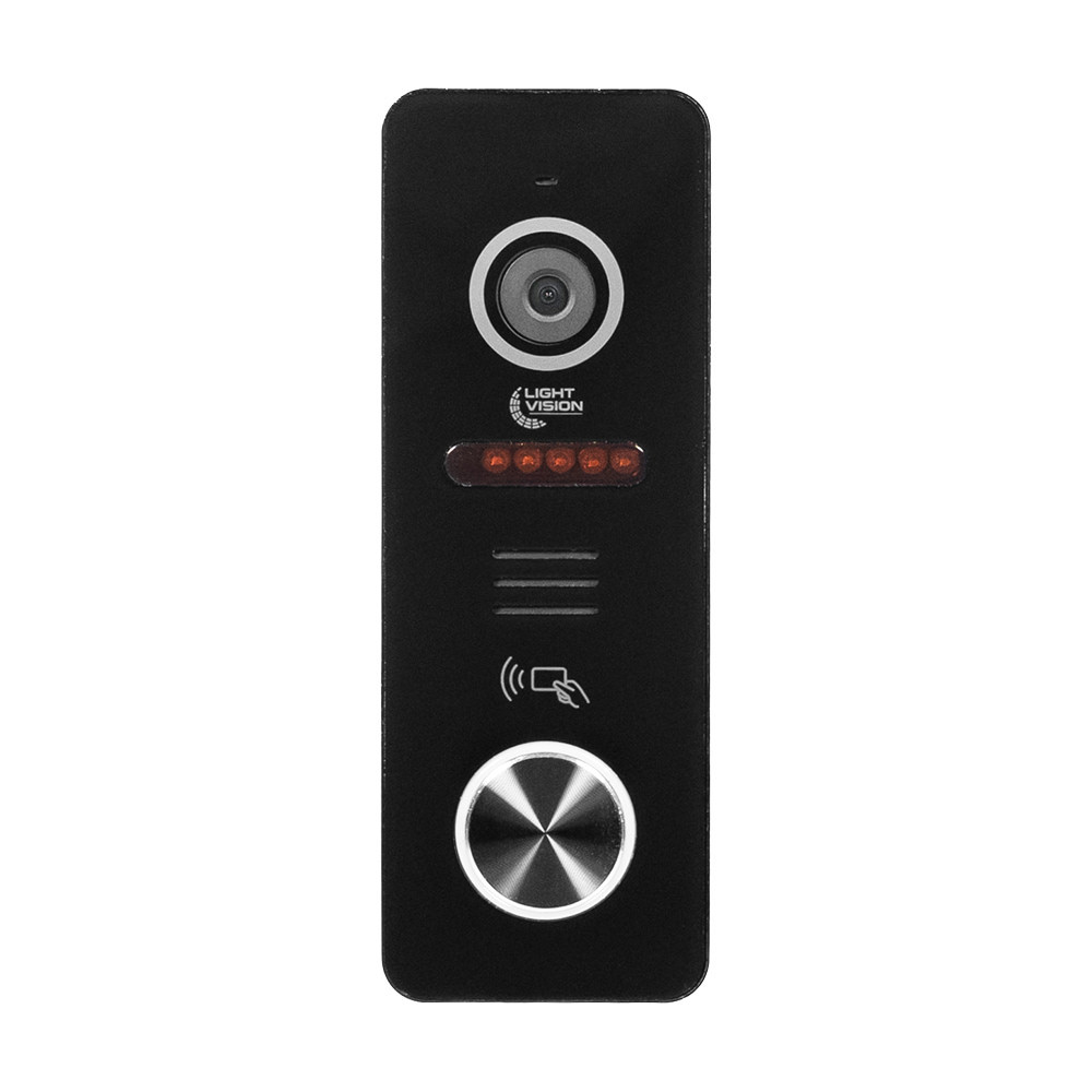 Відеопанель Light Vision RIO FHD(RF) Black зі зчитувачем Mifare (82-00218) Київ - фото 12