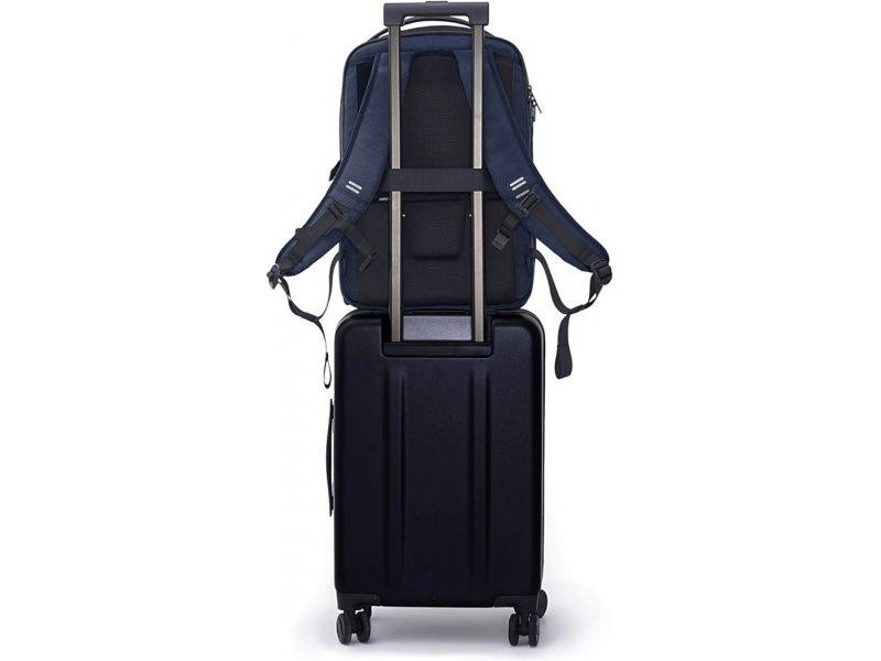 Рюкзак Bobby "BIZZ BUSINESS" захист від крадіжок, порізів, синій Київ - фото 13