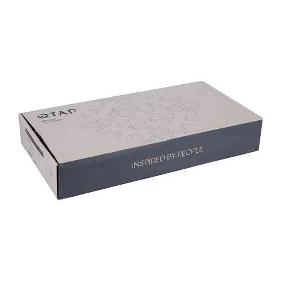 Змішувач для раковини Qtap Gemini QTGEM269GMB45680 (k35), одноважільний, високий, Gunmetal Black PVD Харків