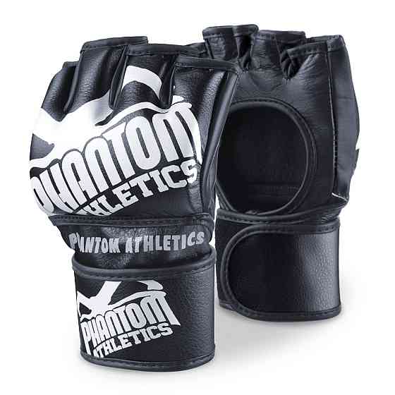 Рукавиці для ММА Phantom Blackout Black S/M (капа у подарунок) Кам'янське