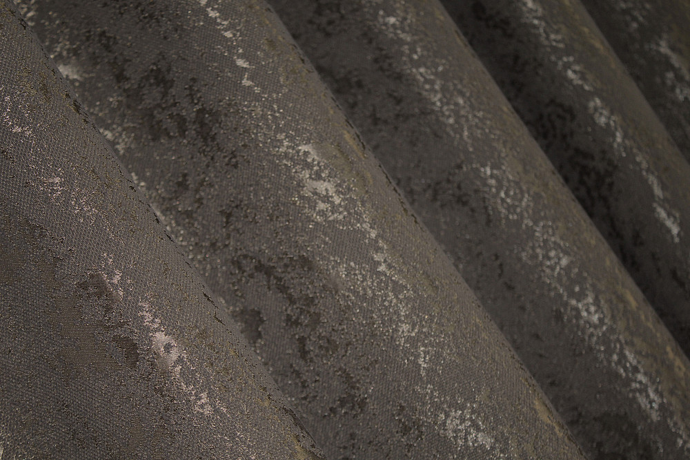 Комплект штор на люверсах VR-Textil Лен мрамор Pavliani № 1288ш 150х250 см 2 шт Темное какао (37-0039) Киев - изображение 6