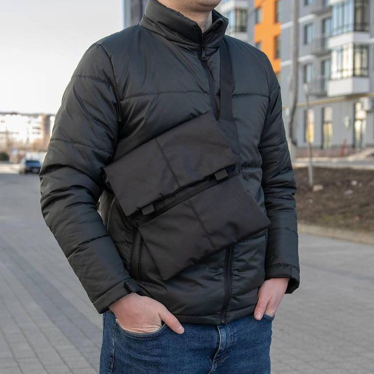 Чоловіча портативна сумка через плече, Тактична сумка на груди, Тактичні військові сумки IR-97 Львів - фото 12