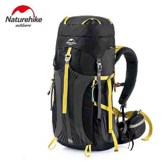 Рюкзак туристичний Naturehike NH16Y020-Q, 55 л, чорний Київ