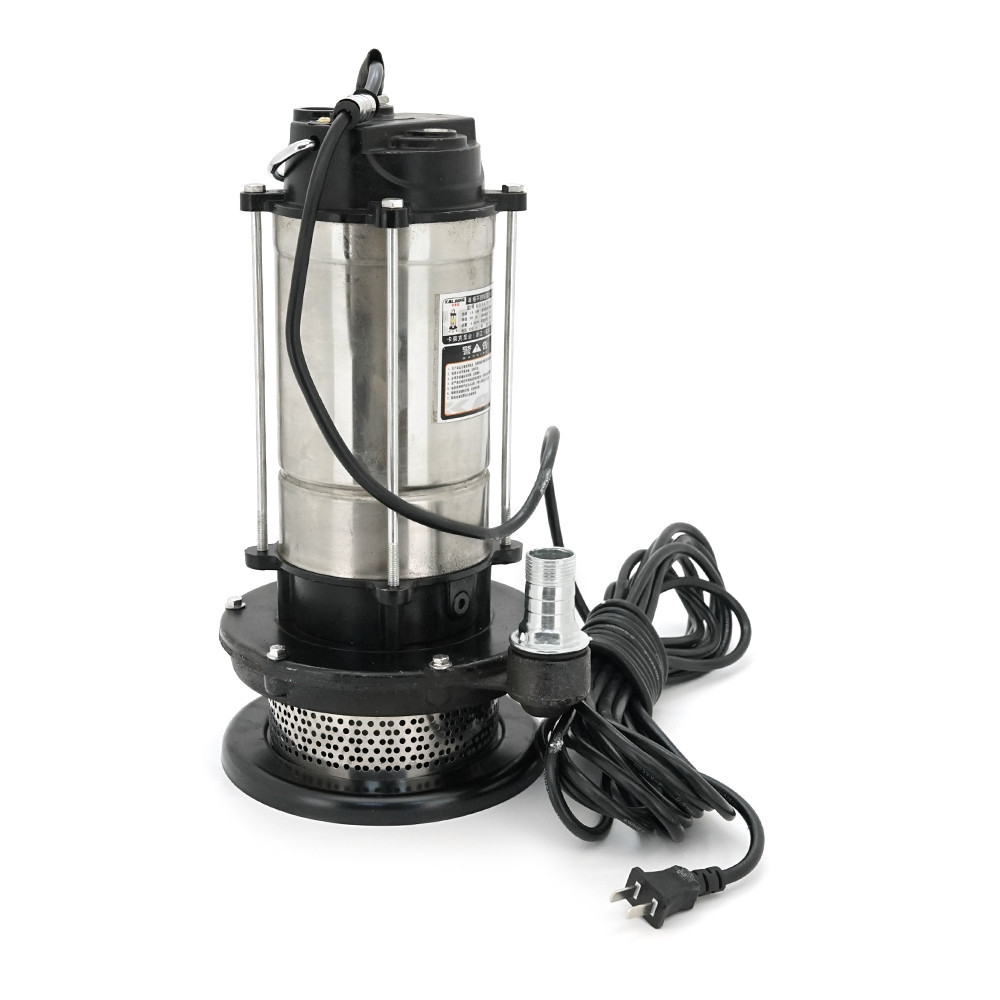 Погружающий насос, 1500W, 220V, до 4 м3/ч, подъем до 30 м, 25мм, нержавеющая сталь, 410х200х230 мм, 11.5 кг. + переходник Киев - изображение 1