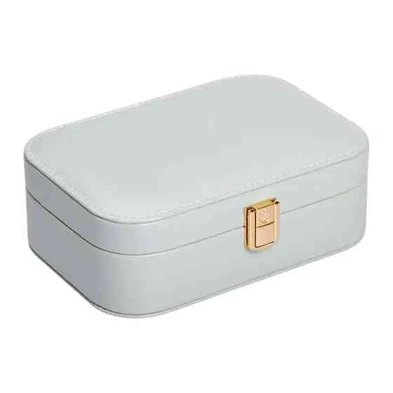 Скринька для прикрас з еко шкіри 15×10×5 см із дзеркалом органайзер для ювелірних виробів HP-5-33TU Коломия