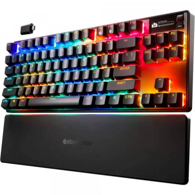 Клавіатура SteelSeries Apex Pro TKL Wireless Gen 3 UA HyperMagnetic OmniPoint 2.0 OLED UA Black (64871) Вінниця - фото 4