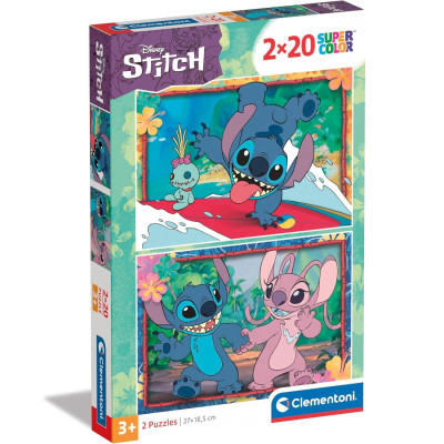 Пазл Clementoni Disney Stitch 2 шт по 20 елементів (24809) Вінниця - фото 1