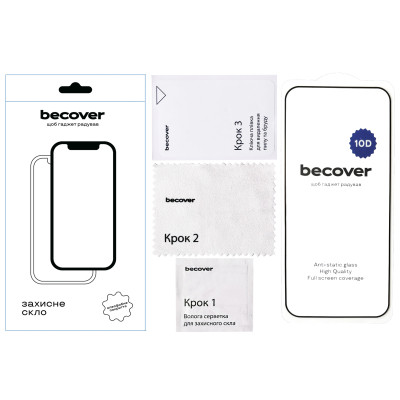 Стекло защитное BeCover Realme 13 Pro Plus 5G 10D Black (713168) Винница - изображение 5