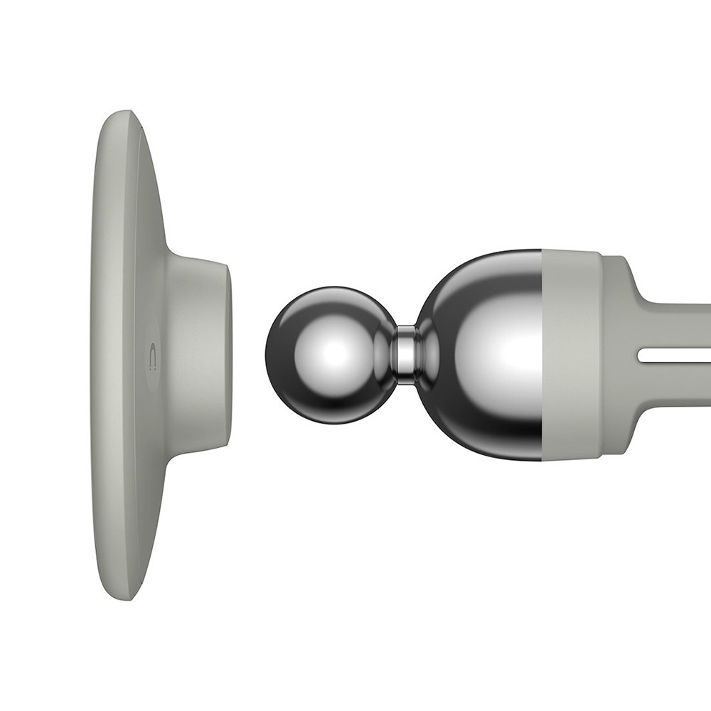 Автомобільне кріплення для смартфона Magnetic (На решітку) Baseus Кремово-Білий Винница - изображение 7