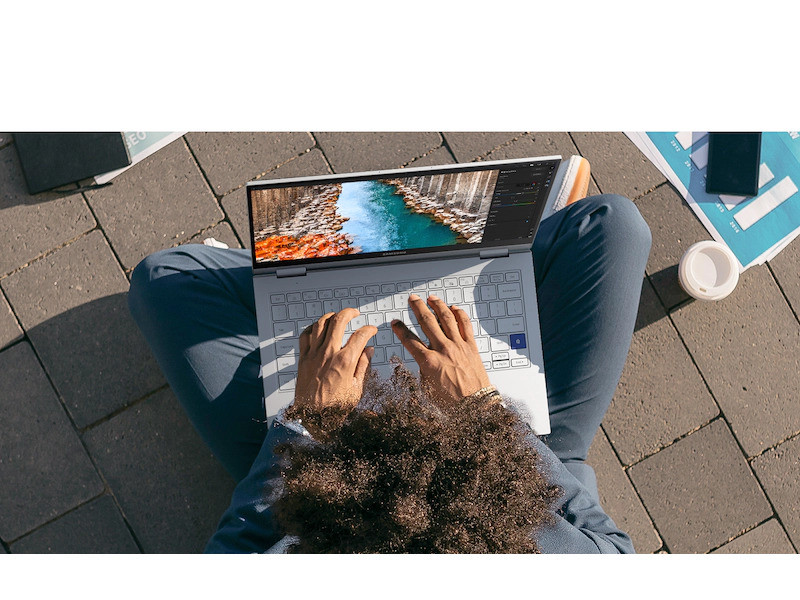 Samsung Galaxy Book Flex2 Alpha сенсорний ноутбук-трансформер 2-в-1 NP730QDA 13.3" QLED FullHD Intel Core i5 8/256GB Миколаїв - фото 8