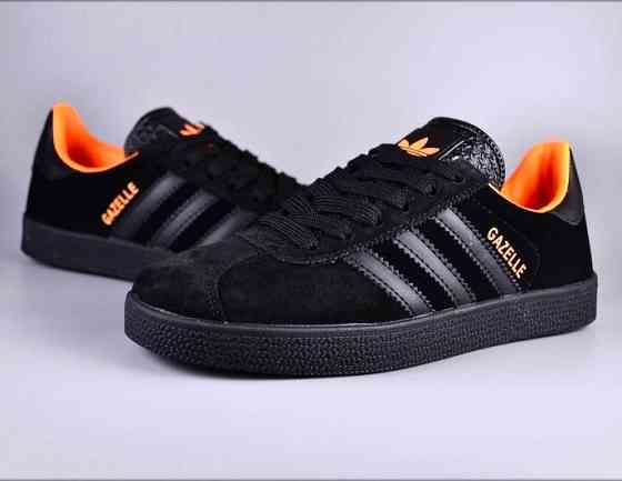 Кроссовки Adidas Gazelle Черные Адидас Мужские Газель Женские (размеры: 36,37,38,39,40,41) Видео Обзор Днепр