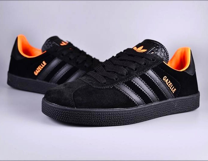 Кроссовки Adidas Gazelle Черные Адидас Мужские Газель Женские (размеры: 36,37,38,39,40,41) Видео Обзор Днепр - изображение 5