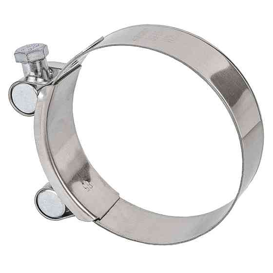 Хомут силовой нержавеющий 24мм Ø80-85мм (КРАТНО 5шт) SIGMA (2508241) Киев