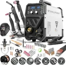 Сварочный апарат Spawarka STAHLWERK 4 w 1 combi CTM-250 ST - TIG, MIG/MAG, MMA (MMA) do 200 A, CUT/przecinarka plazmowa do 45 A, Киев