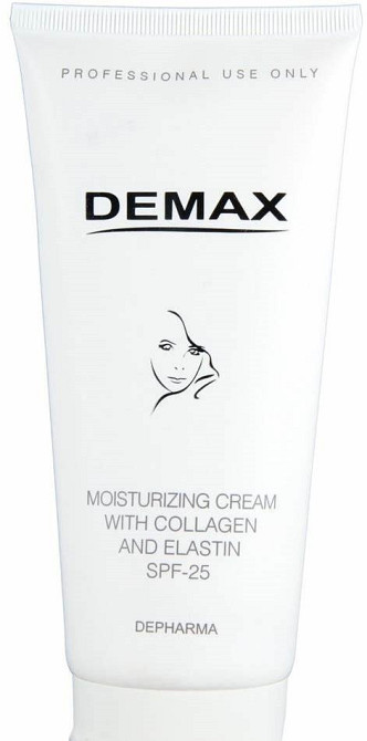 Увлажняющий дневной крем с коллагеном и эластином SPF 25 Moisturizing Cream SPF 25 Demax 150 мл Днепр - изображение 1