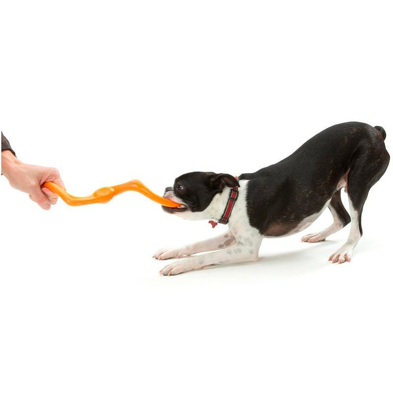West Paw Bumi Tug Toy (Вест Пав Бумі) іграшка для собак S-подібна Зелений Запоріжжя - фото 4