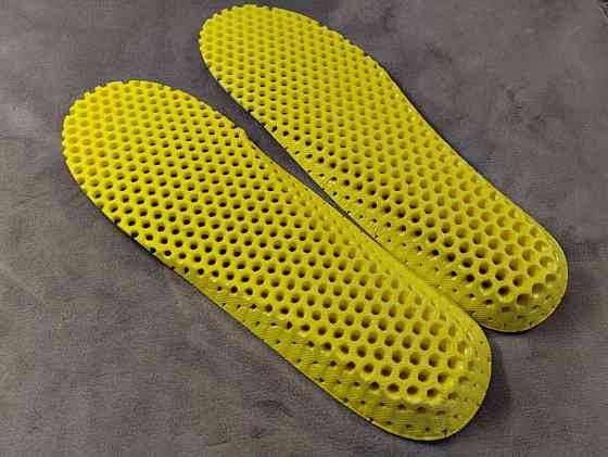 Устілка, устілка спортивна, що амортизує, обрізна стільники, синій колір Insoles Health Харків