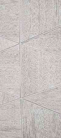 Шпалери вінілові на флізеліні Marburg Travertino 1.06х10 фігури трикутники смуги структурні коричневі 3д Київ