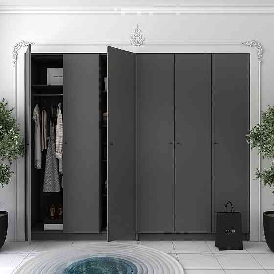 Комплект шаф для одягу Doros Промо (2 шт.) 270х48х204 см Графіт (DRS-011217) Львів