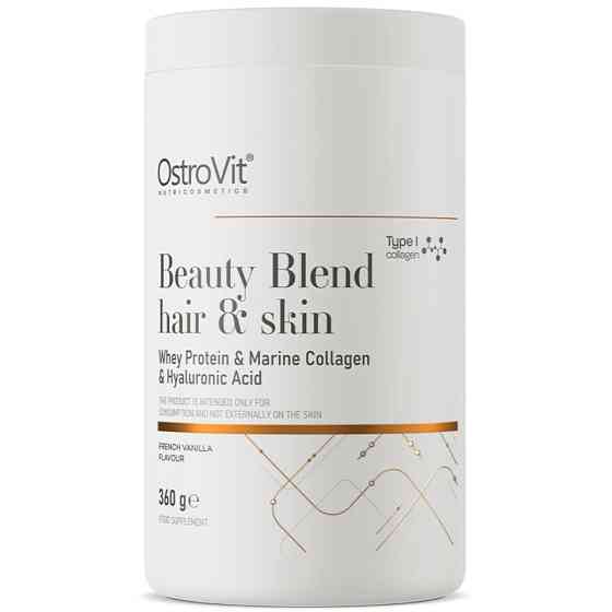 Вітаміни Ostrovit Beauty Blend Hair & Skin 360 g (Французька ваніль) Луцьк