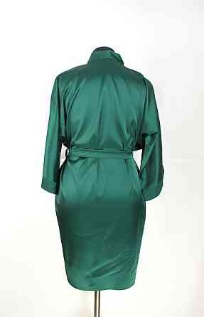 Халат жіночий шовковий під пояс довжина 90см XS/S Харків