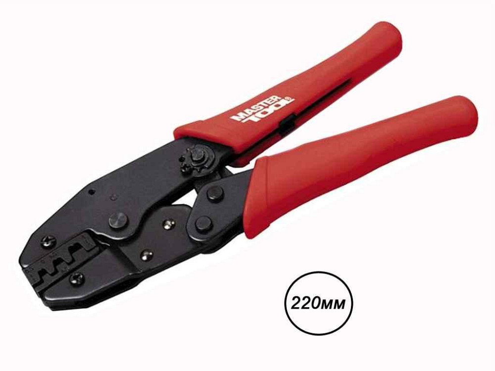Кліщі для обжимки контактів з тріщ.220мм 75-2250 ТМ MASTER TOOL Київ - фото 1