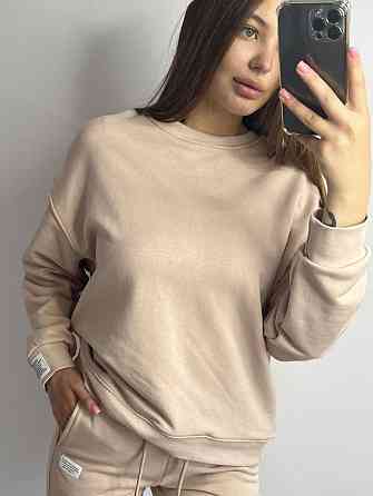 Світшот жіночий трикотажний Бежевий XS-S Харків