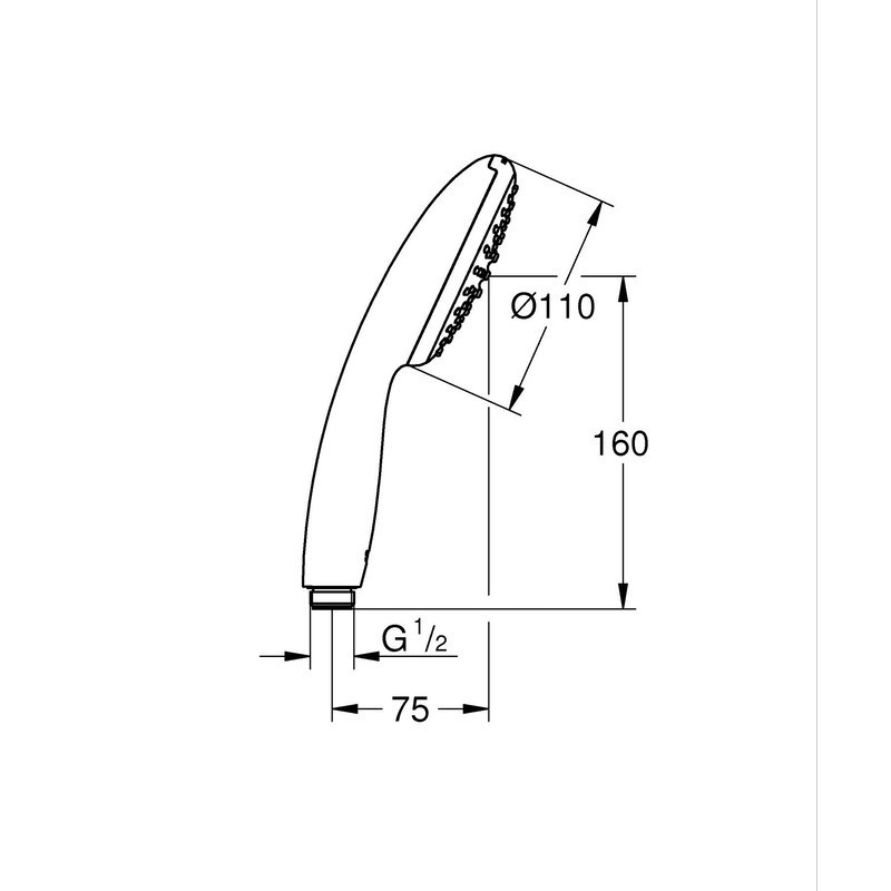 Ручний душ Grohe Tempesta 110, 1 режим (27923003) ( 15646 ) ( 16172 ) Харьков - изображение 3