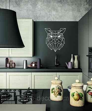 Настенный декор Панно «Сова» Декор на стену 50*45 см, Белый Киев