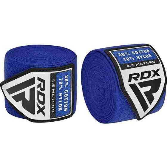Бинти для боксу RDX WX Professional Boxing Hand Wraps Blue (4.5м.) Кам'янське