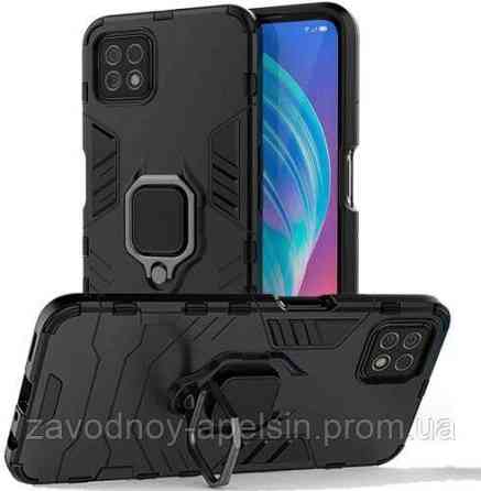 Oppo A72 5G Противоударный чехол кольцо (черный) Одесса