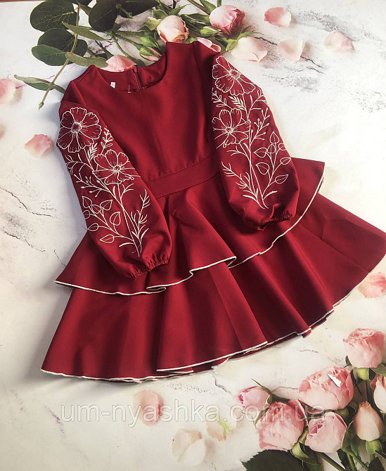 Плаття з вишивкою на рукавах Ластівки Кривий Ріг - фото 9