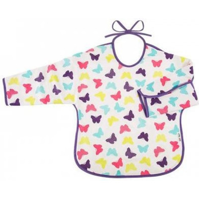 Нагрудничок Akuku Дитячий фартух з довгим рукавом Метелики (A1743) Вінниця - фото 1