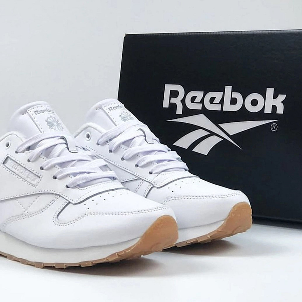 Чоловічі Кросівки Reebok Classic Білі Рибок Шкіряні (розміри: 40,41,42,43,44,45,46) Дніпро - фото 2