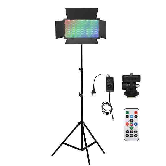 Панель светодиодная RGB со штативом 210см видеосвет прямоугольный 50Вт CRI 95+ AC Prof U800 RGB-T Киев