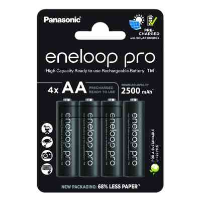 Акумулятор Panasonic AA Eneloop 2500mAh Pro NI-MH * 4 + Сase (BK-3HCDEC4CP) Вінниця